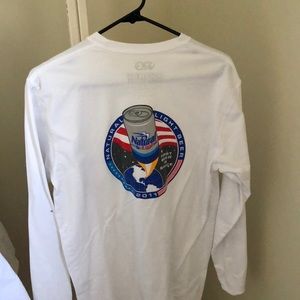 Natty light Large Mens long sleeve